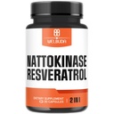 Nattokinase תוסף 3300 מ"ג עם Trans-Resveratrol - תמיכה עבור מערכת החיסון, לב בריא וגוף איזון - 30 משרתים