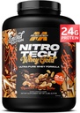 אבקת חלבון שרירית Whey (Chocolate Peanut Butter, 5LB) - Nitro-Tech Whey חלבונים Isolate Smoothie Mix for Leanשרירים & Fast Recovery - 24g של חלבון Whey זהב עבור נשים וגברים - Gluten-Free-Free Gluten-Free-Free-Free Mix for Lean שריר ליאן ו- Fast Recovery - 24g של חלבון Whey זהב עבור נשים וגברים - Gluten-Free Gluten-Free Gluten-Free-Free-Free Gluten-Free Gluten-Free-Free-Free