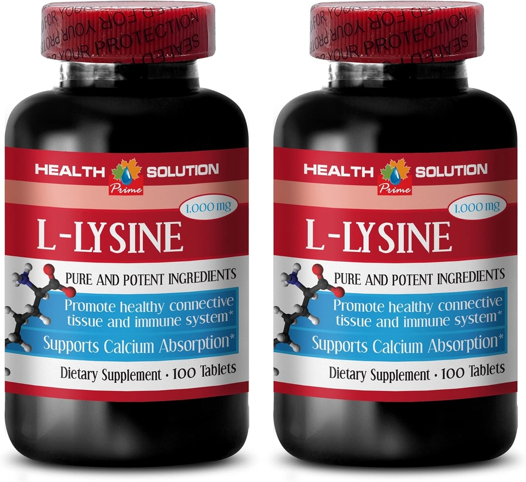 L-lysine 1000 מ"ג טבליות - L-LYSINE 1000MG - קידום עור בריא - טבליות l-lysine 1000 מ"ג טבליות - l-lysine 1000 מ"ג - תוספת l-lysine - l-lysine Ointment - lysine 1000 מ"ג טבליות, 2 בקבוקים 200 Tabs 200 Tabs 200
