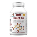 ANDREW LESSMAN PQQ 20 מ"ג - 30 קפסולות - 20 מ"ג Pyrroloquinoline Quinone, Natural Protective Compound Supports Vital Organs, Heart, Brain, Liver, Immune System. Mitochondrial Biogenesis, No Additives
