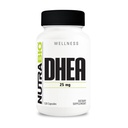 NutraBio DHEA תוספת - עבור גברים ונשים- DHEA (25 מ"ג) 120 קפסולות