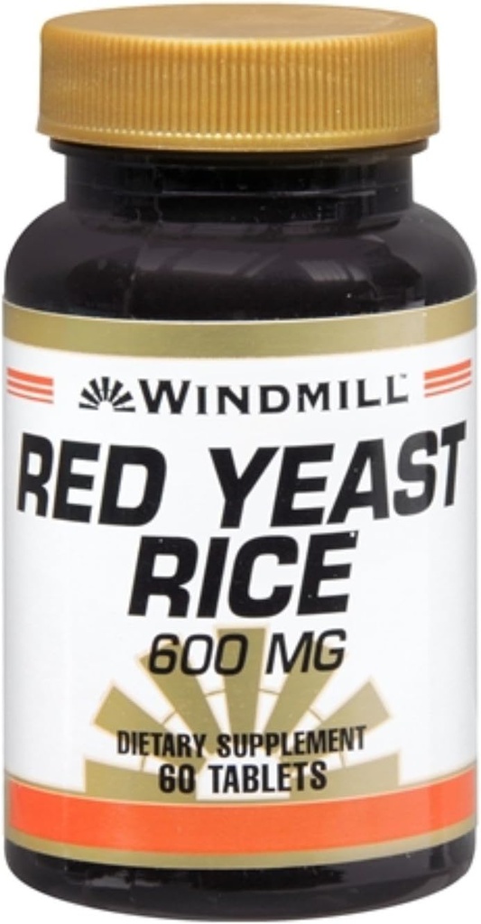 Windmill Red Fermented Rice 600 מ"ג טבליות 60 (Pack of 6)