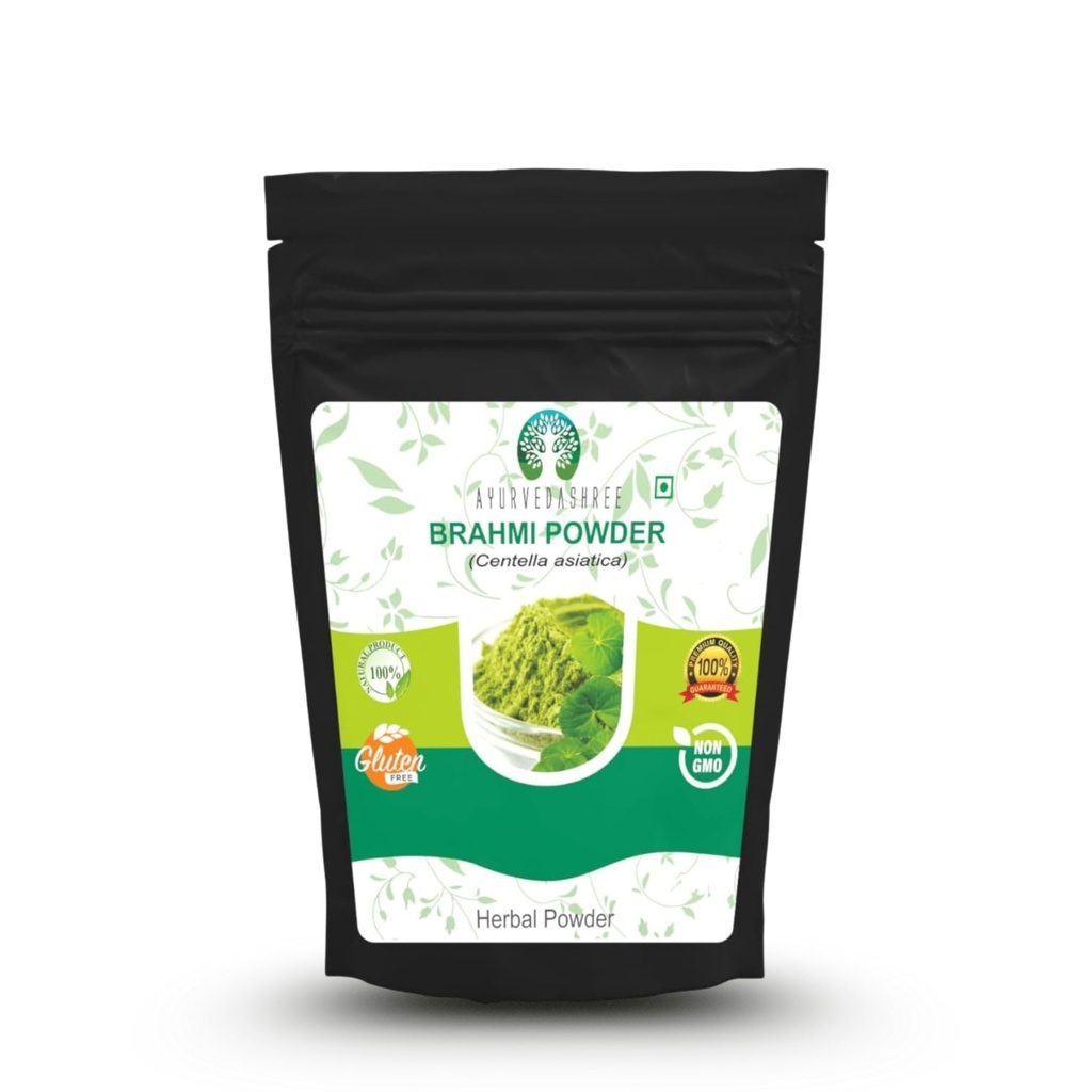 Centella Asiatica אבקה 50 Gm I המכונה Gotu Kola, brahmi I Mandupakarni אבקת I non GMO I Gluten Free I Vegan