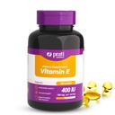ויטמין E 400 IU - 100 Softgels - מחזק את מערכת ההגנה, לוחמים חופשיים רדיקלים ומקדם הזדקנות בריאה - למבוגרים