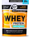 TGS תזונה 100 אבקת חלבון Whey Unflavored, ללא ממותקים - נקי, לא גידול מלאכותי לגברים ונשים - 5lbk, Soyten Glu Free, Keto, Low Carb - Post Workout השרירים Recovery
