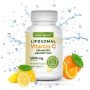Liposomal - ויטמין C 1000 מ"ג - 60 קפסולות ויטמין C - זיהומים גבוהים יותר,bioavailability liposomal ויטמין c על ידי הירח ומרקורי