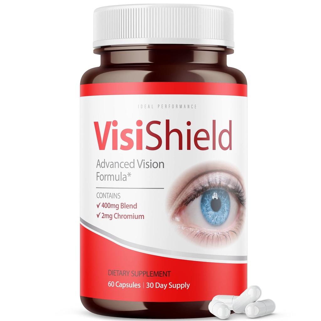 IDEAL PERFORMANCE Visishield Advanced Vision Formula for Eyes Supplement Pills ויטמינים (60 קפסולות)