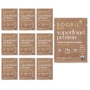 Boobie Body Superfood חלבונים Meal החלפה, קפה קארמל פלמור | 19g חלבון | בטוח הריון, Lactation ו Motherhood | אורגני, טבעוני, Zero Sugar, 10 מנות יחיד (1.06 oz כל אחד)