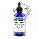 FWS Colloidal Silver, Liquid Drops, 99.99% Pure Silver, 4 oz Glass Bottle, 60 משרתות (2 חודשים אספקה), 50 ppm, ריכוז לשרתים קלים ומשתנים