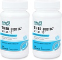 Klaire Labs SFI Health Vital-10 Probiotic - Immune & Digestive Support תוספי 5 מיליארד CFU 10 מינים עם Lactobacillus, Bifido חיידק & Streptococcus, חלב ללא חלב (100 קפסולות, 2 Pack)
