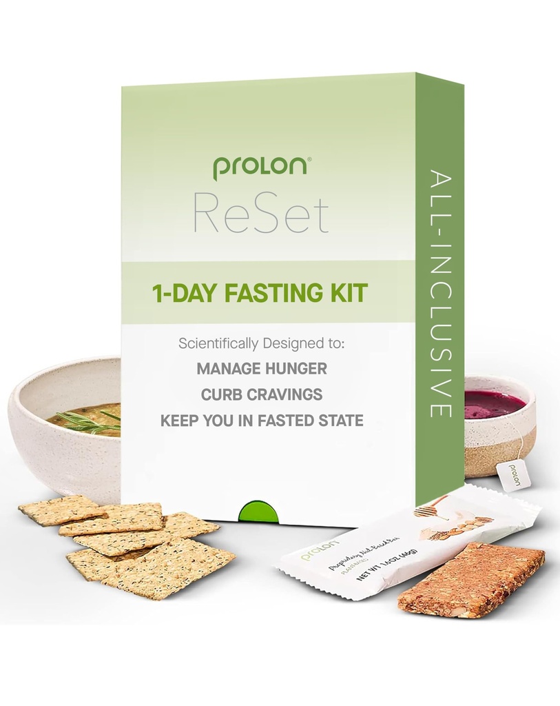 Prolon 1-Day איפוס מהיר Kit | מהיר עם מזון | תמיכה בריאה Aging & Weight Management