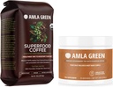 Amla Green Ground Superfood קפה ו Amla אבקת Superfood תוספת עם Pumpkin Spice, 20x אולטרה ריכוז Amla