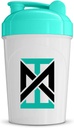 MIXT Energy Shakerבק, 16 oz. Shaker Bottle, BPA Free & Lid Mixing Technology (16 oz, Teal)