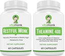 VitaMonk Sleep Band and L-theanine: Melatonin Free Sleep Aid & Relaxation Bundle