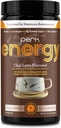 Perk Energy Original Chai Latte Flavored אבקת משקאות (20 משרתים) - Gluten-Free, Peanut-Free