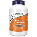 תוספי מזון עכשיו, Acetyl-L Carnitine 500 מ"ג, Amino Acid, Brain and Nerve Cell function *, 200 קפסולות Veg