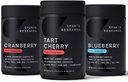 מחקר ספורט Tart Cherry Concentrate (מ Montmorency Tart Cherries), Cranberry פירות תרכובת (עם Pacran & ויטמין C & E) & Whole Fruit Blueberry Concentrate (מאורגני)
