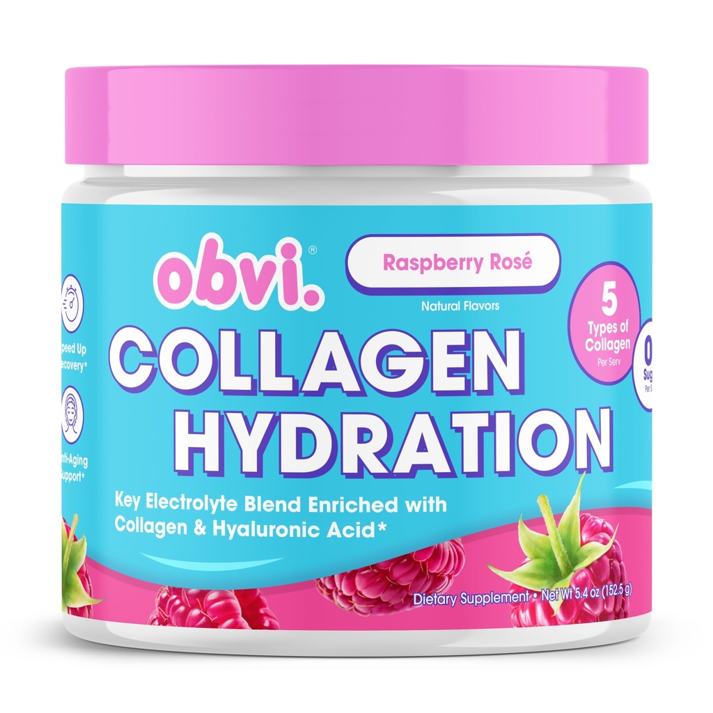 אבקת Obvi hydrotion | Electrolyte & Collagen Peptide Complex