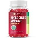 Apple Cider Vinegar Gummies - אורגני ACV ויטמינים לבריאות העיכול, Metabolism & Gut Support - 60 Count - טבעוני, Non-GMO, Gluten-Free - Delicious Flavor & No Harsh Taste - 1 חודש אספקה