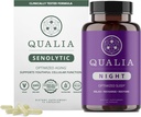 Qualia Life Sciences Bundle Qualia Night & Qualia Senolytic, Science-Backed Supplements for Deepמרעננים Sleep and Optimal Cell Fix