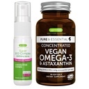 אומגה 3 Algae שמן + Super B12-Complex 5000mcg Vegan Bundle, ריכוז גבוה DHA & EPA + כוח גבוה B12 Cherry Flavor sublingual Spray, by Igennus