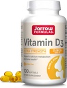 Jarrow Formulas ויטמין D3 25 mcg, תוסף תזונתי, עצמות ופרק, תמיכה בריאות החיסון ו Calcium Metabolism, 100 Softgels, 100 Day Supply