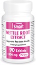 SuperSmart - Nettle Root Extract 500 מ"ג ליום - הפקה של Stinging Nettle Root - תמיכה בריאה Urinary Tract - Prostate תוספים לגברים | Non-GMO - 90 טבליות.
