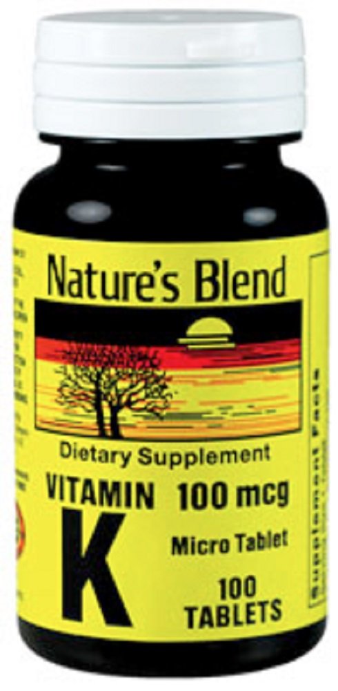 ויטמין K 100Mcg Tablet 100 Ct