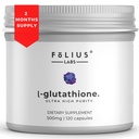 Ultra High Power L-Glutathione 98% תוספת עבור Glowing Skin - תוספי קולגן עבור נשים וגברים - 500 מ"ג מבוזר פורמולה, מופחתת תוספת גלותון - 120 קפסולות