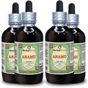Anamu (Petiveria Alliacea) Glycerite, Dried Herb אלכוהול-FREE לחלץ נוזלי (שם ברזיל: HerbalTerra, המיוצר גאה בארה"ב) 4x4 fl.oz (4x120 מ"ל)