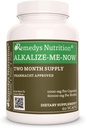 Remedy's Nutrition Alkalize Me Now | 1000 מ"ג, 60 קפסולות טבעוניות Herbal Dietary תוספים