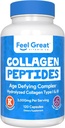 hydrolyzed Collagen Peptides אבקת קפסולות (Type I &III) על ידי Feel Great ויטמין Co. | חיטה חינם, Keto & Paleo Friendly