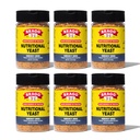 Bragg Nutritional Yeast Smokey BBQ Seasoning - (6 Pack) 3 oz - גבינות ללא חלב פארמסן - מושלם עבור סלטים, פסים, פופקורן ועוד