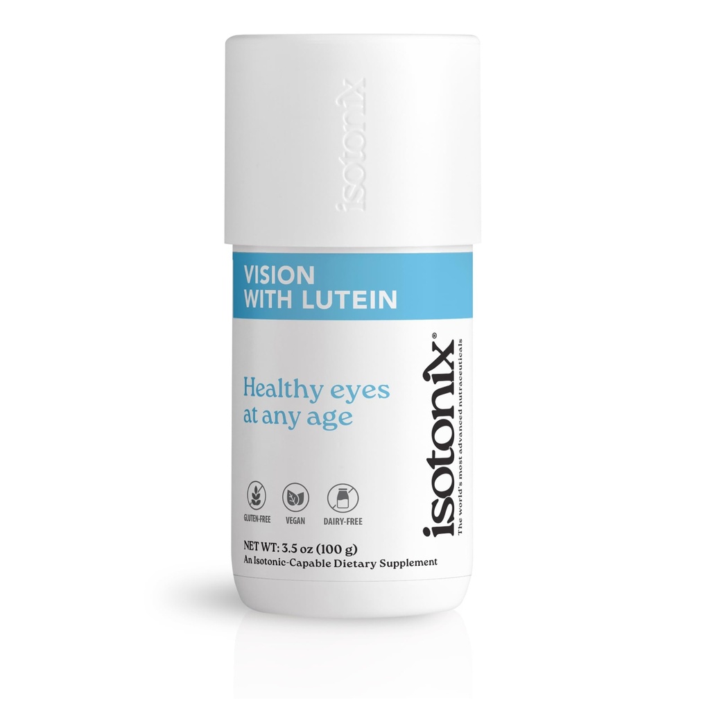 Isotonix חזון פורמולה עם Lutein - תמיכה בריאות העין, חזון & Circulation - Antioxidants, Zinc, ויטמין C, E, Bilberry, Zeaxanthin - Eye for Clarity & Protection - 30 משרתים