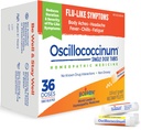Boiron Oscillococcinum Homeopathic תרופה לתסמינים דמויי שפעת, לבן, 36 הרוזן