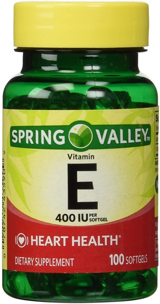 עמק האביב - ויטמין E 400 IU, Water Soluble, 100 Softgels