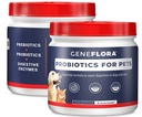 ActivHealth Digestive Enzymes and Probiotic for Animals (כלבים, חתולים, ארנבים ועוד, 125 מ"ג, 120 מנות) על ידי Geneflora עבור חיות מחמד Pack של 2