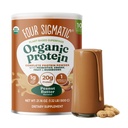 Four Sigmatic Organic Organic Plant-מבוסס על אבקת חלבון בוטנים עם מאן של אריה, צ'אגה, Cordyceps ועוד | חלבון טבעוני מוארך אלב לתפקוד המוח ותמיכה בחיסון | 21.16 oz