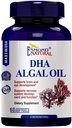 (8 Pack) Esmond Natural: DHA Algal Oil (Made with Onavita Oil. 40% Docosaxaenoic Acid. תמיכה במוח, עיניים ומערכת העצבים, GMP, מוצר טבעי Assn Certified, Made in USA - 500 מ"ג, 480gels