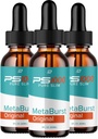 Metaburst PS1000 Pure Drops נוזל תוספת - PS1000 Metaburst נוזל טיפות, PS1000 Original Metabolic תמיכה תוסף, PS1000 Pure Metaburst ביקורות (3 Pack - 3 חודשים אספקה)