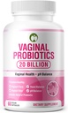 Probiotics for Womens Health 20 מיליארד CFU | PH Balance & Vaginigal Odor תמיכה 60 קפסולות | פורמולה מדעית רב סטרין פרוביוטיקה בלונד עם Prebiotics (Vaginal Probiotics)