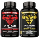 Prime Labs Prime Test טסטוסטרון Booster (60 ct) + Tongkat Ali Plus (60 ct)
