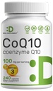 CoQ10 100 מ"ג עם אומגה 3 100 מ"ג, 240 קפסולות | Bioavailable Coenzyme Q10 Formula