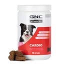 GNC חיות מחמד מתקדמות תוספי כלבים, תמיכה קרדיווסקולרית & בריאות הלב צ'יפס לכלבים, תוסף Soft Pet Made בארה"ב, Cardio ויטמינים & Easy to Chew Canine Essentials, 90 Count Count Count