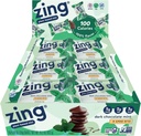 Zing שוקולד כהה Mint ילדים חלבונים Bars, Gluten חינם 100 Calorie מיני Bars עם חלבון גבוה, תזונה טבעונית Bars, חלב חינם צמחי מבוסס חלבון, כשר, סוכר נמוך, לא סוכר 18 לספור