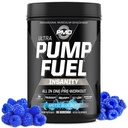 PMD Sports Pump Fuel Ultra Insanity - Premium Pre Workout Powder & Muscle Pump, Greater Focus, Endurance & Recovery, Premium Creatine, Arginine & Beta Alanine - Arctic Blue Blast (30 Servings)