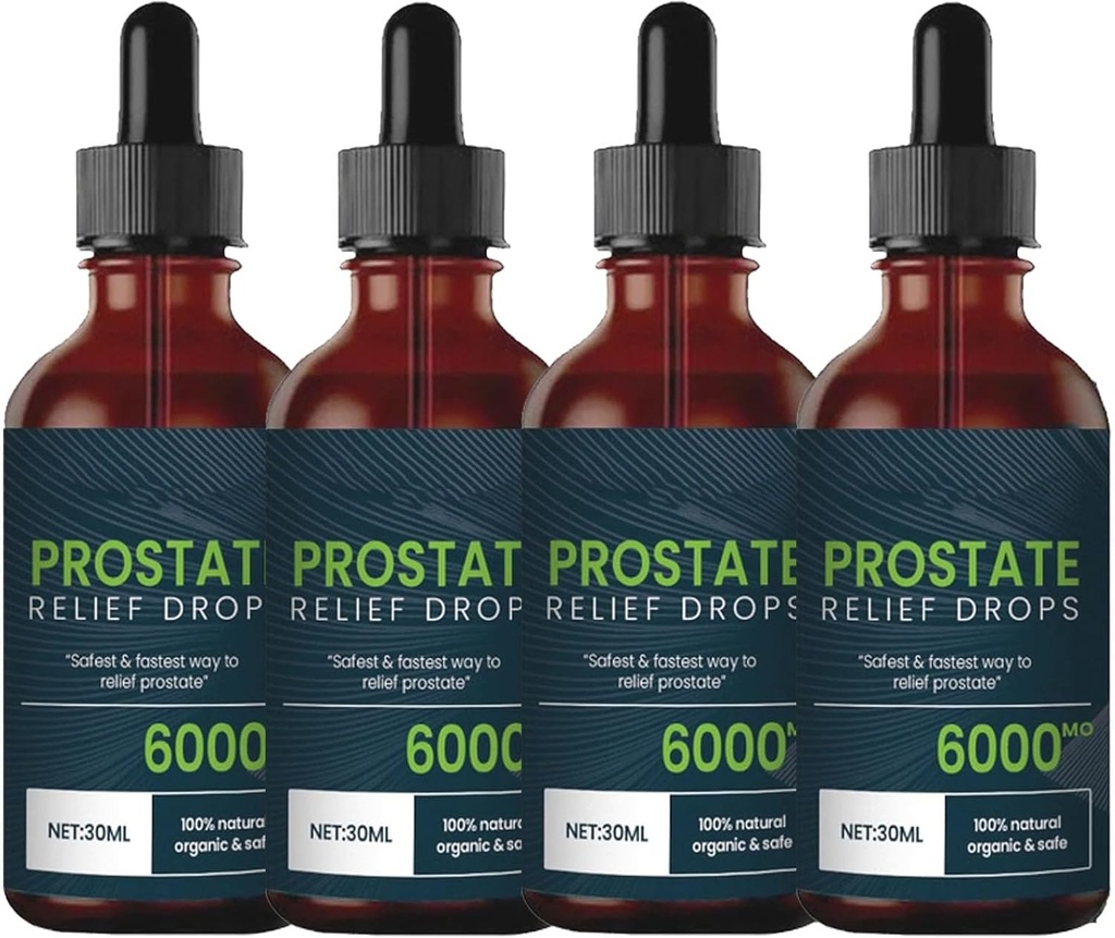 Prostate Treatment Drops - Prostate Relief Drops, Prostate Natural Herbal טיפות (4pcs)