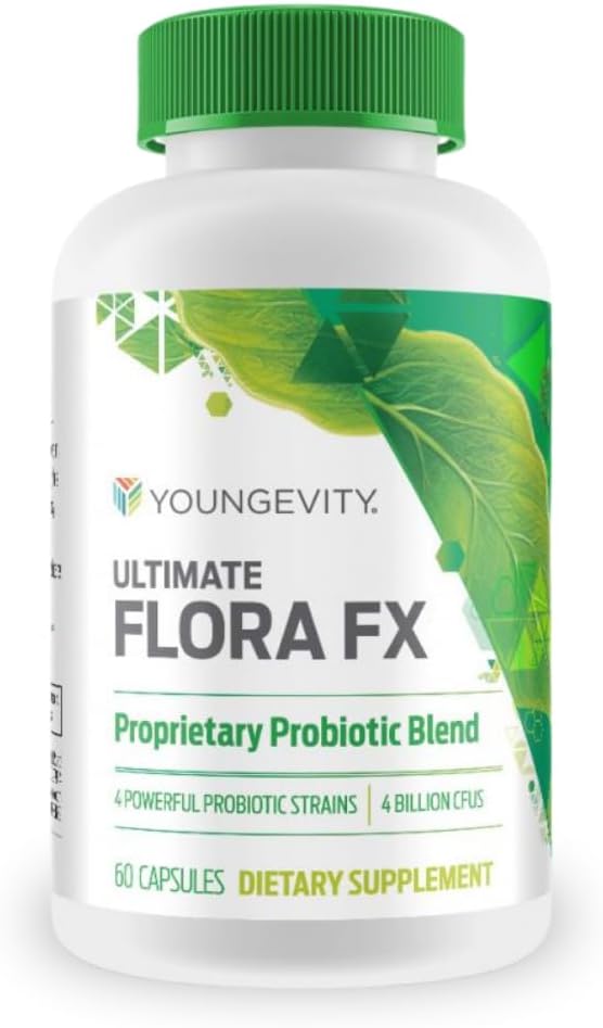 Youngevity Ultimateora FX Proביוטיקה תוסף - 4 בקבוקי 60 קפסולות לבקבוק