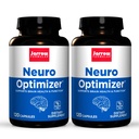 Jarrow Formulas Neuro Optimizer - 120 קפסולות, Pack of 2 - Brain Health & Antioxidant Support - כולל 7 חומרים מזינים עצביים - Gluten Free - 60 שרתים מלאים