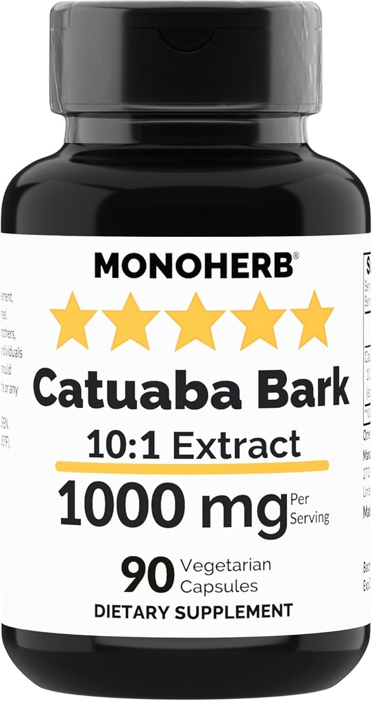 OHERB Catuaba Bark לחלץ 1000 מ"ג - 90 קפסולות צמחוניות